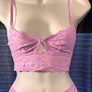 Colsie Lace Bralette in Soft Pink